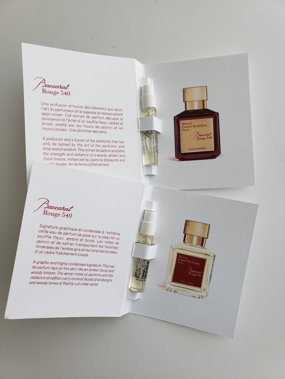 2 Maison Francis Kurkdjian Baccarat Rouge 540